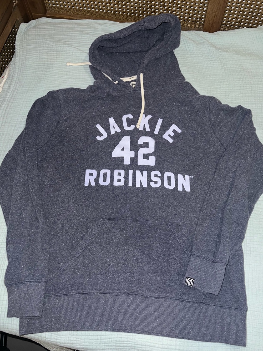 Jackie Robinson 42 Navy Men's Hoodie Sweatshirt